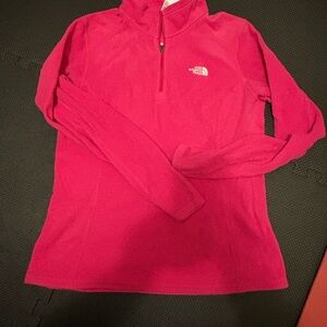 The North Face Pink Quarter-Zip Sweatshirt